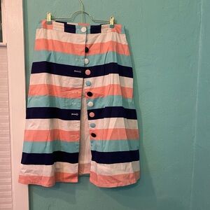 Collectif striped skirt